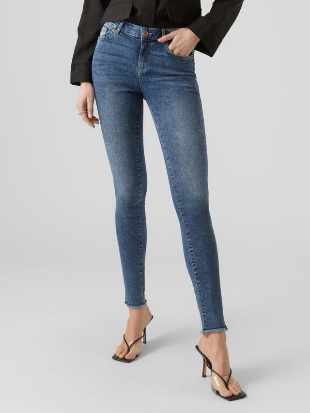Vero Moda VMSEVEN Taille moyenne Skinny Fit Jeans - 10267936
