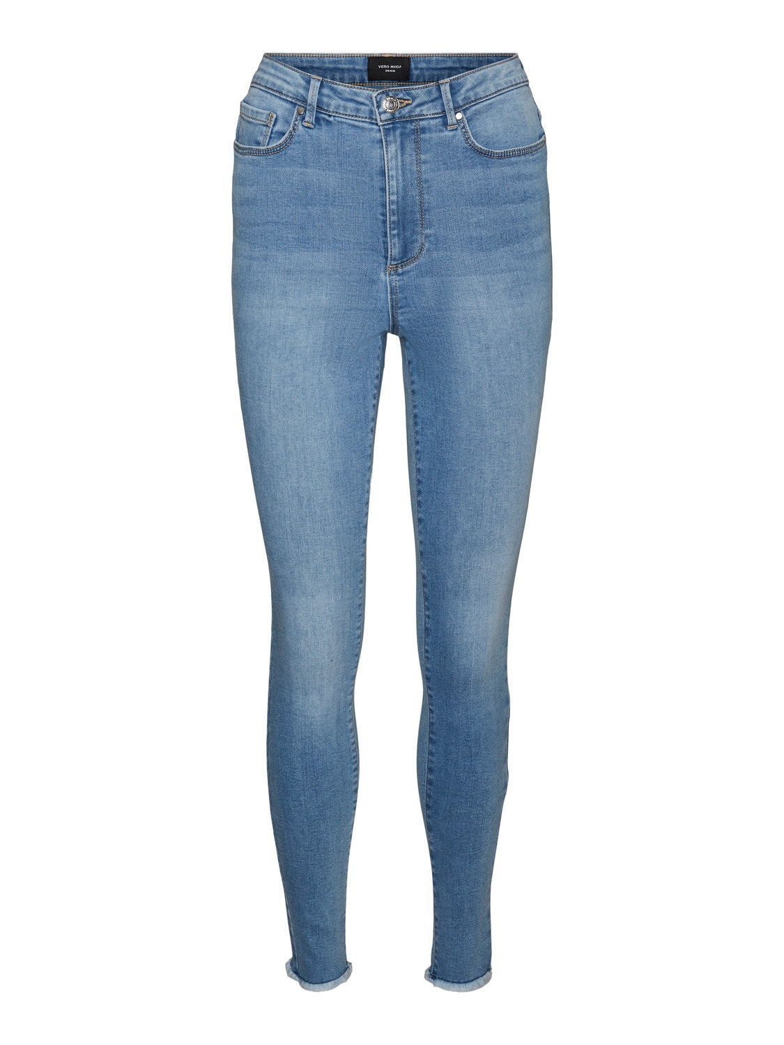 Vero Moda VMSOPHIA Hohe Taille Skinny Fit Jeans -Light Blue Denim - 10267939