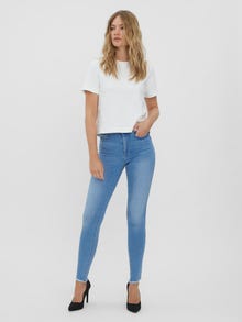 Vero Moda VMSOPHIA Tiro alto Corte skinny Vaqueros -Light Blue Denim - 10267939