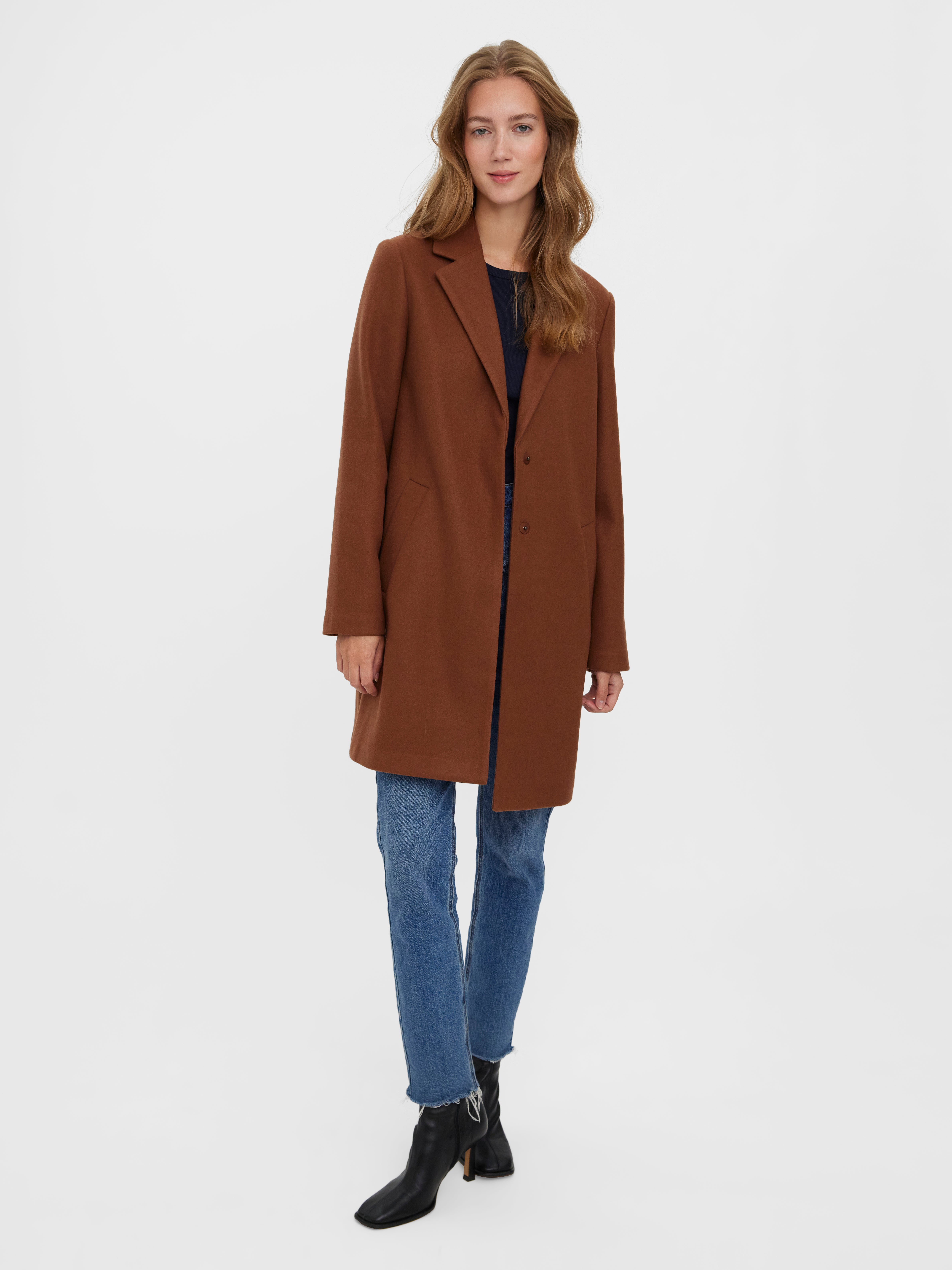 Vero moda hooded hot sale wool coat