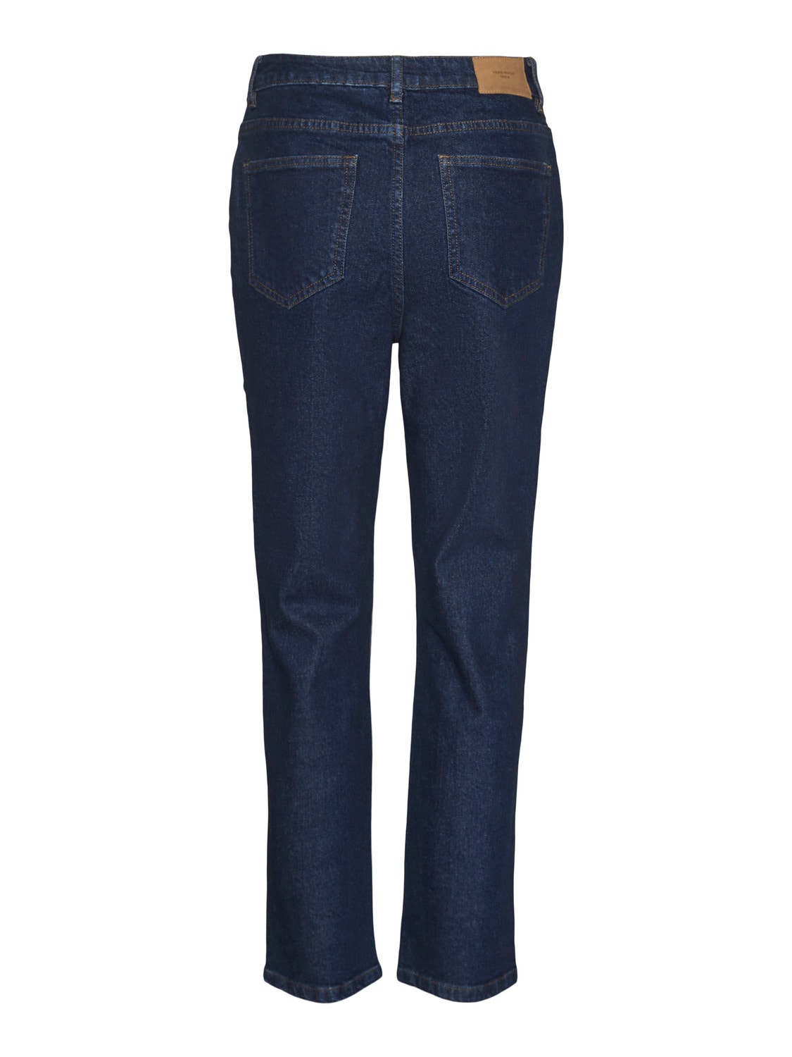 Vero Moda VMBRENDA Krój prosty Jeans -Dark Blue Denim - 10268417