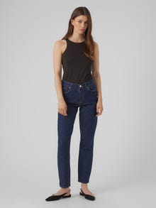 Vero Moda VMBRENDA Gerade geschnitten Jeans -Dark Blue Denim - 10268417