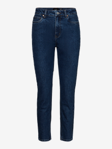 Vero Moda VMBRENDA High rise Straight Fit Jeans -Dark Blue Denim - 10268434