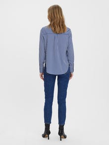 Vero Moda VMBRENDA High rise Straight Fit Jeans -Dark Blue Denim - 10268434