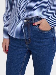 Vero Moda VMBRENDA High rise Straight Fit Jeans -Dark Blue Denim - 10268434