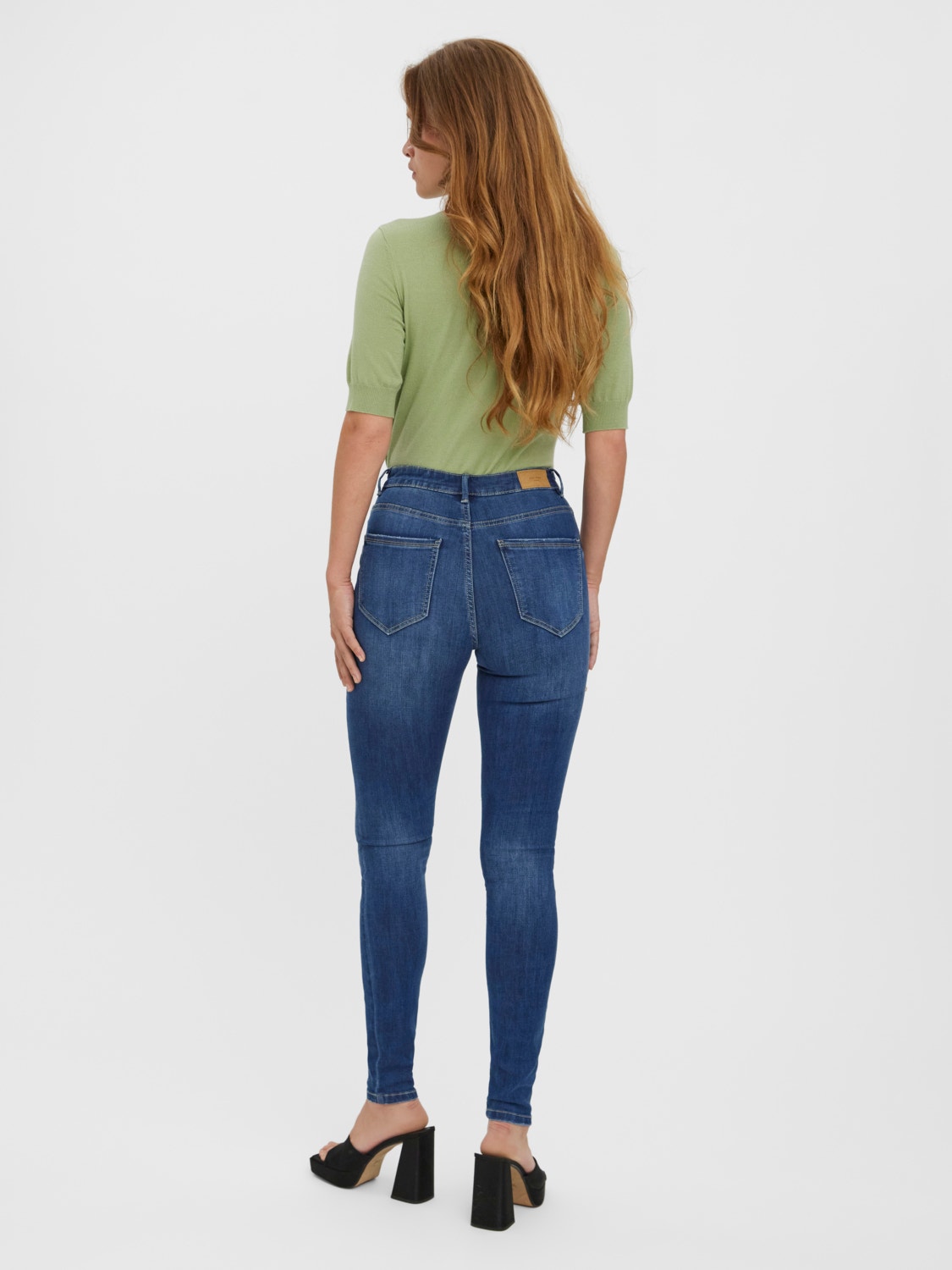 Vero Moda VMSOPHIA Høj talje Skinny fit Jeans -Medium Blue Denim - 10268548