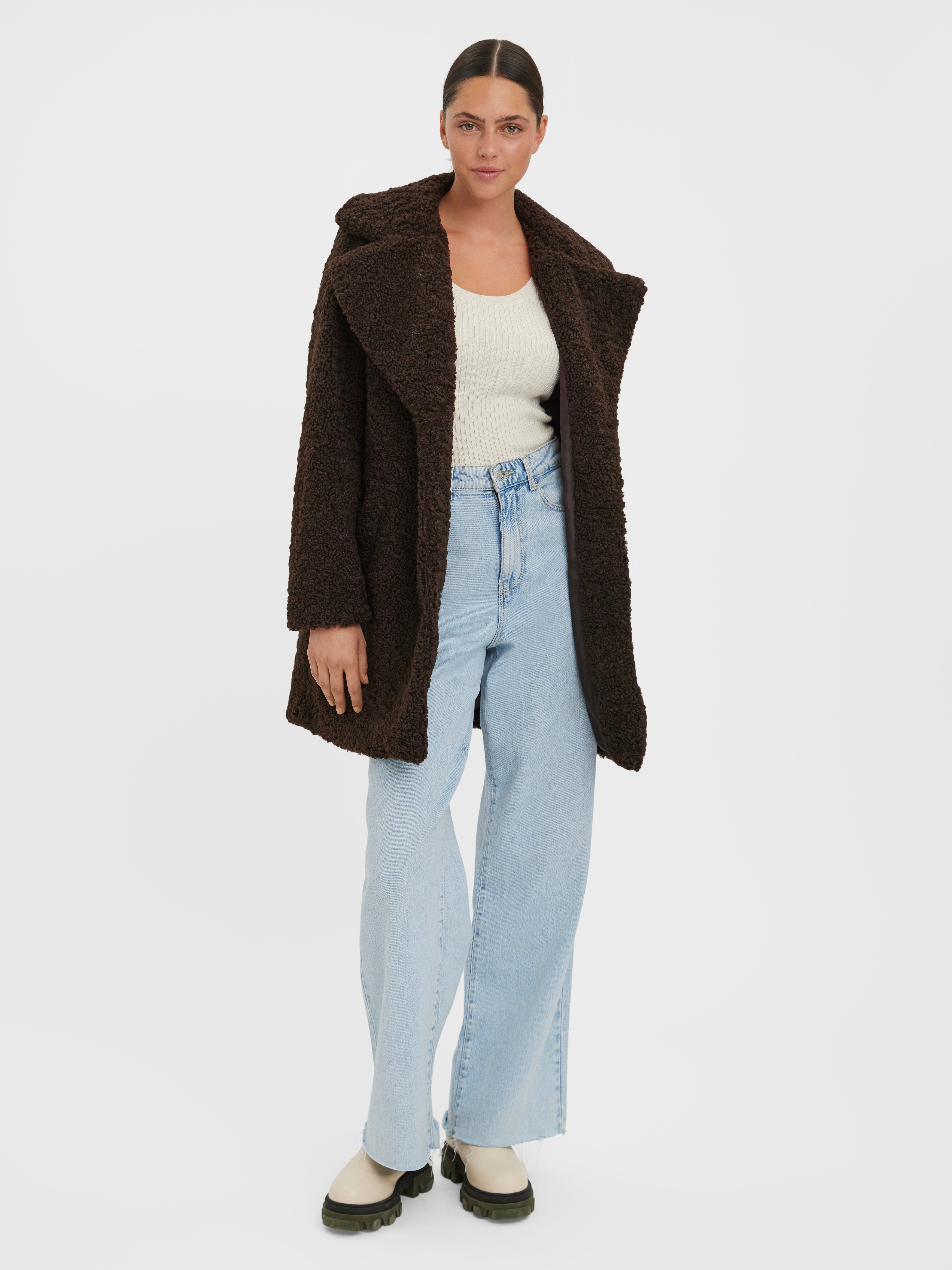 Stradivarius on sale teddy coat