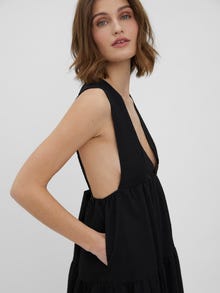 Vero Moda Regular Fit V-Neck Long dress -Black - 10268650