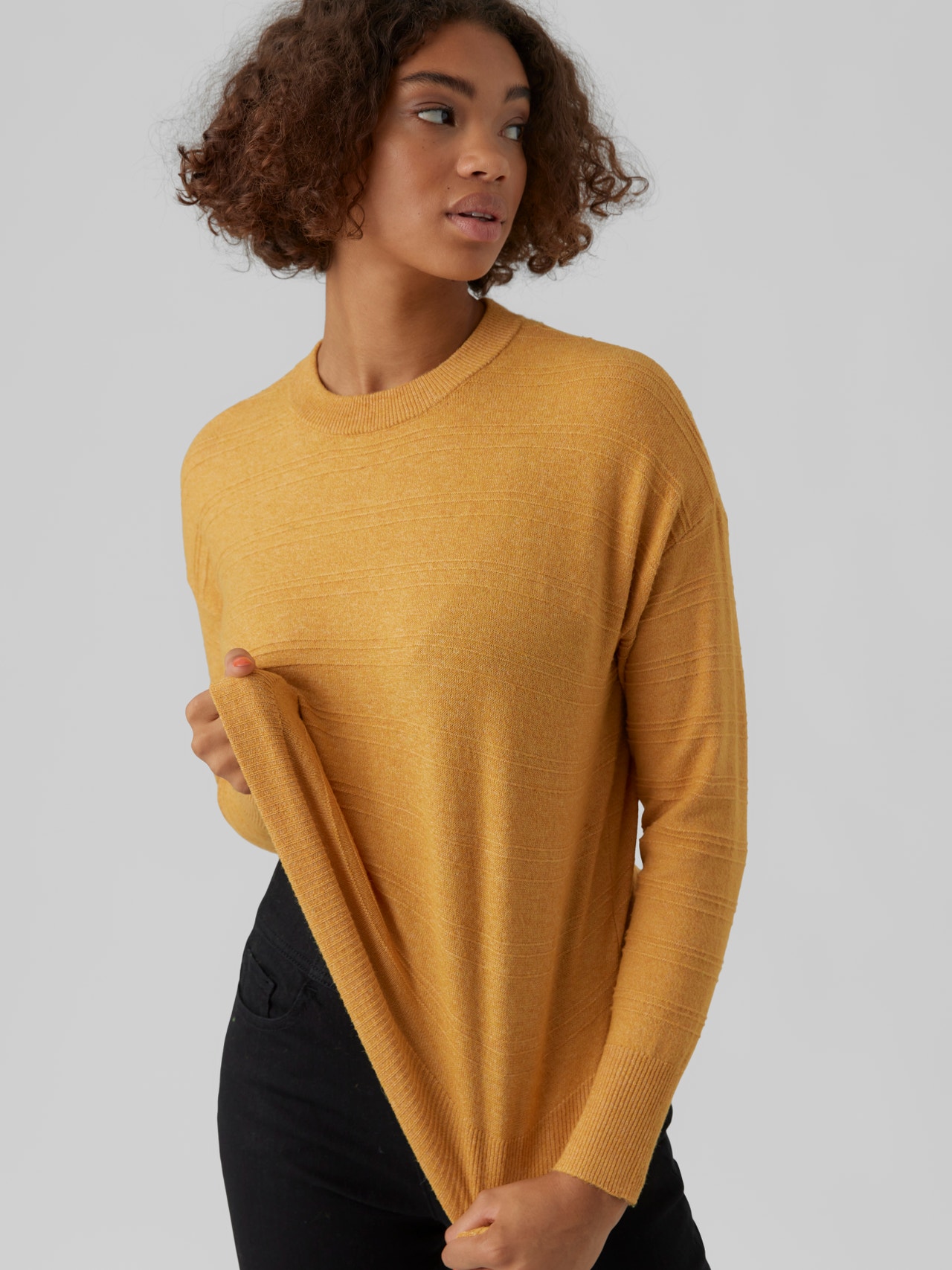Vero Moda VMDOLLY Pullover -Golden Yellow - 10268761