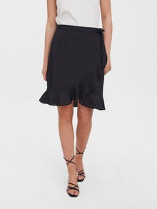 Vero Moda VMHENNA Mittlere Taille Kurzer Rock -Black - 10268840