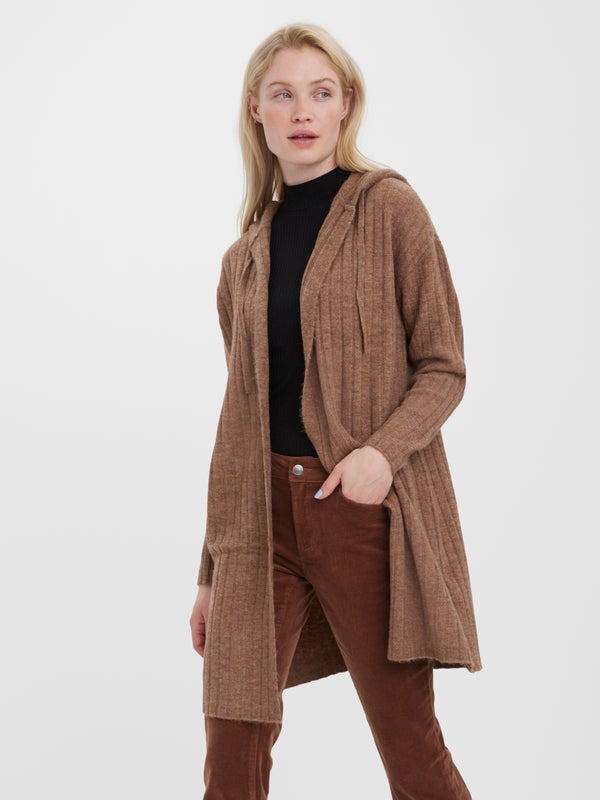 Cardigan Femme Vero Moda – Col Rond, Manches Longues, Ouvert, Style Décontracté Et Confortable Pour Automne