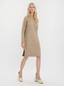 Vero Moda VMLULU Lange jurk -Silver Mink - 10268883