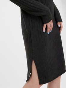 Vero Moda VMLULU Długa sukienka -Dark Grey Melange - 10268883