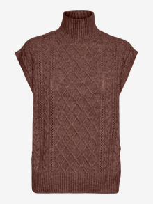 Vero Moda VMVIGGA Pullover -Cacao Nibs - 10268886