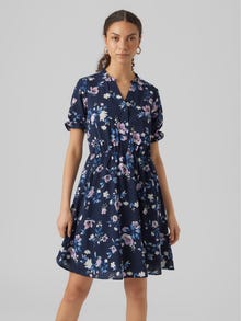 Vero Moda VMAYA Lange jurk -Navy Blazer - 10269030