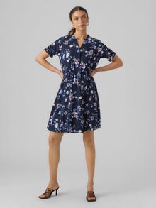 Vero Moda VMAYA Długa sukienka -Navy Blazer - 10269030