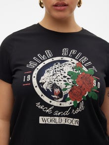 Vero Moda VMMILLA Camisetas -Black - 10269191