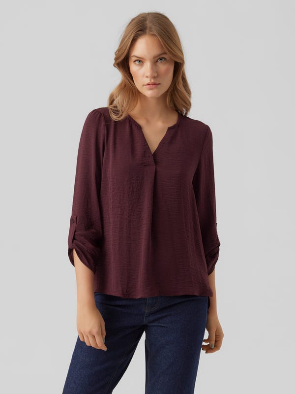 Regular Fit U-Neck T-Shirt | White | Vero Moda®