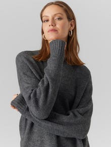 Vero Moda VMLEFILE Pullover -Medium Grey Melange - 10269229