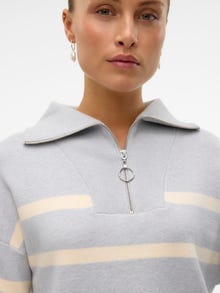 Vero Moda VMSABA Pullover -Light Grey Melange - 10269246