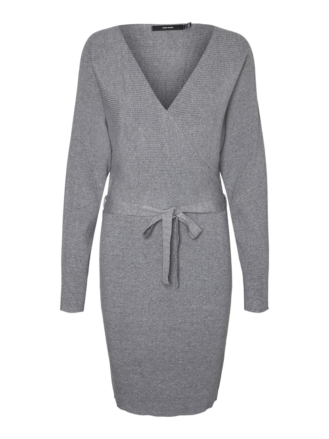 Vero Moda Gebreide jurk VMHOLLYREM LS V-NECK DRESS GA NOOS bestel je Vero Moda Gebreide jurk VMHOLLYREM LS V-NECK DRESS GA NOOS bestel je
