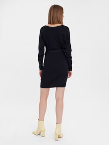 Vero Moda VMHOLLYREM Długa sukienka -Black - 10269251
