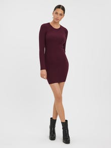 Vero Moda VMKIKI Long dress -Winetasting - 10269253