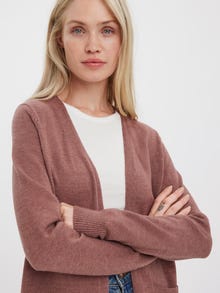 Vero Moda VMLILLIE Strickjacke -Rose Brown - 10269434