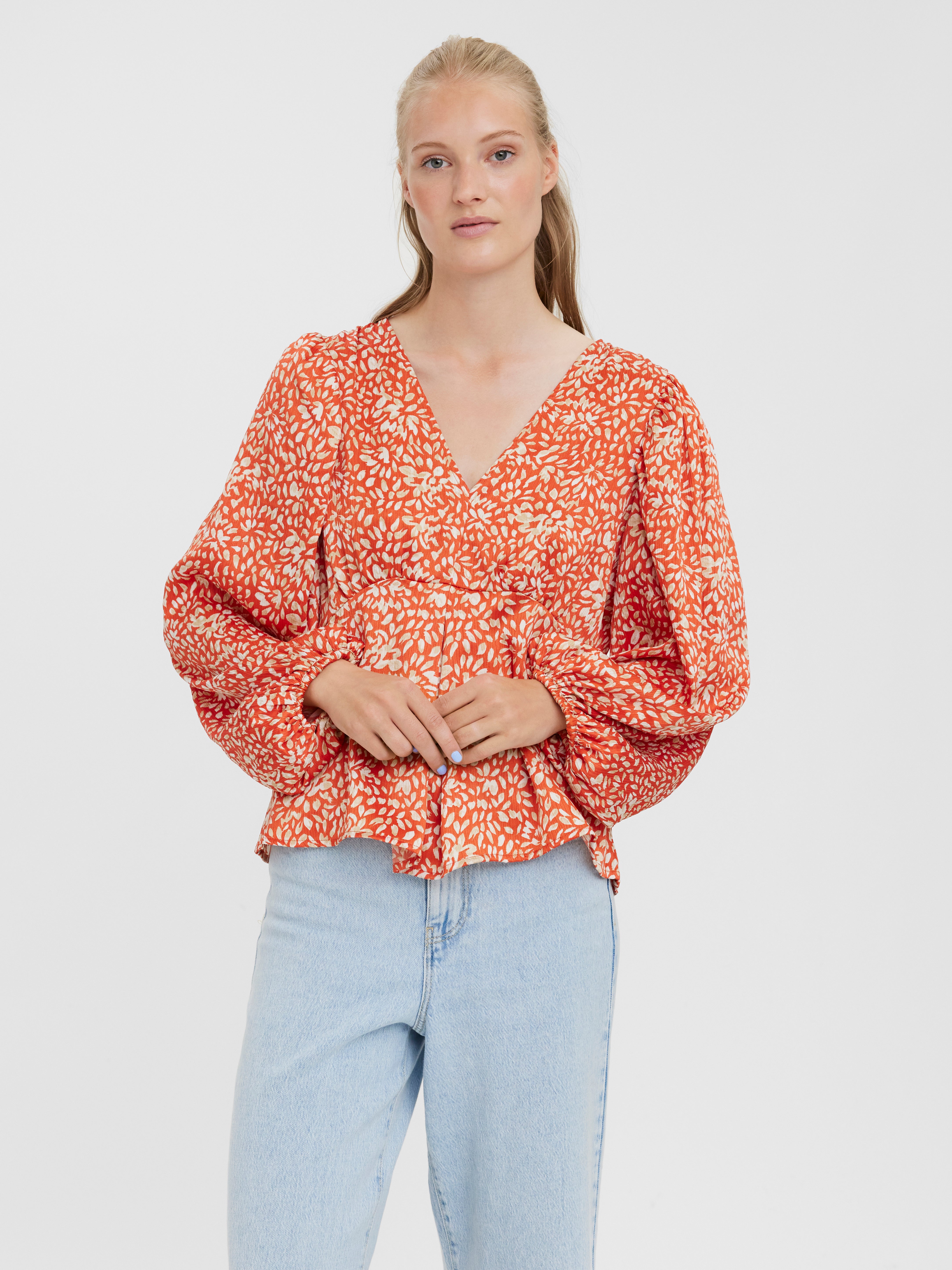 ganni barra blouse