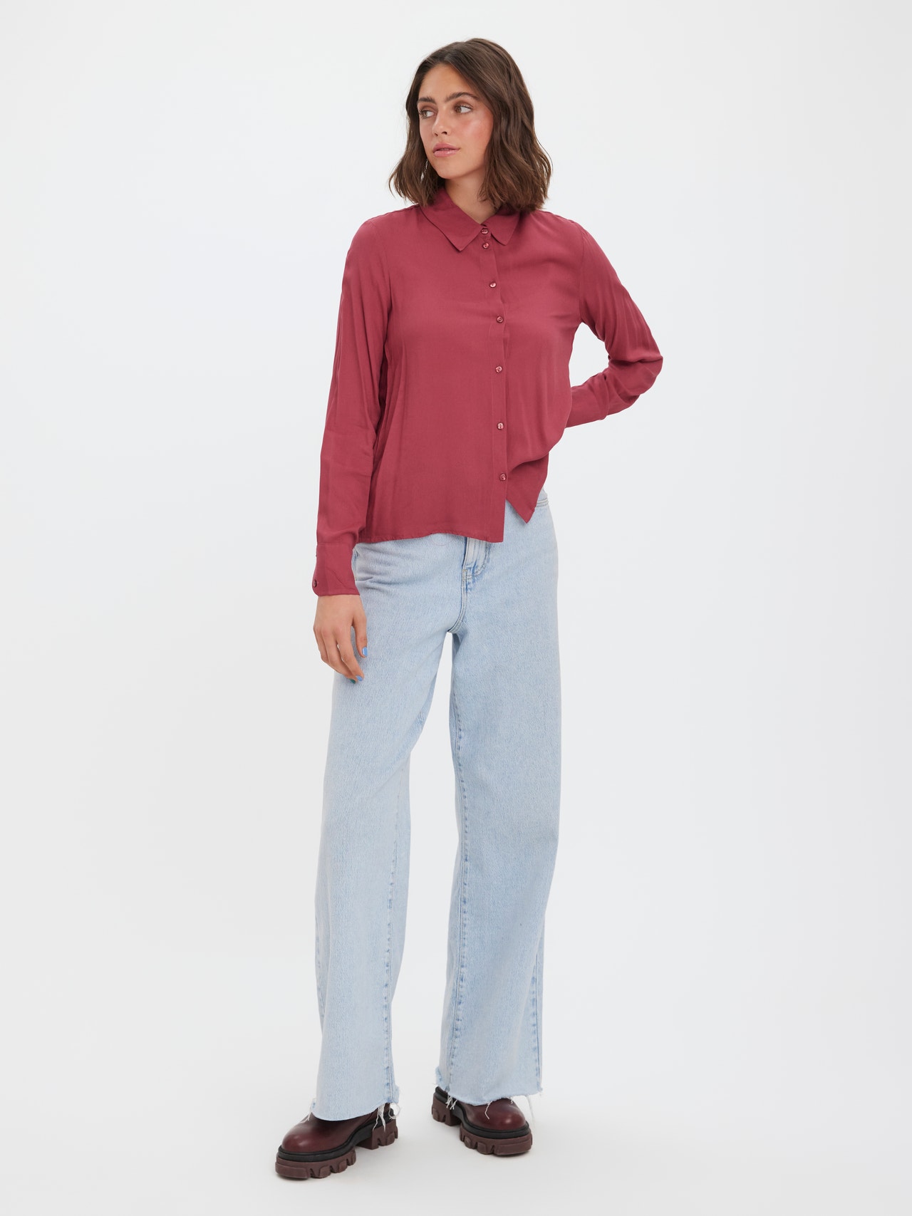 Vero Moda VMBEAUTY Skjorte -Dry Rose - 10269526