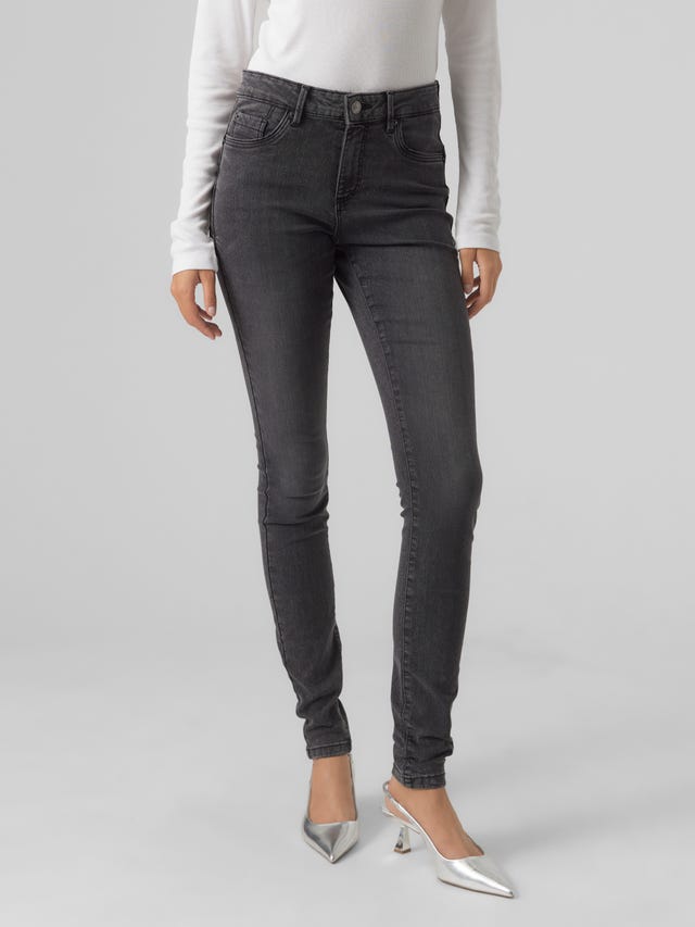 Vero Moda VMTANYA Taille moyenne Slim Fit Jeans - 10269628