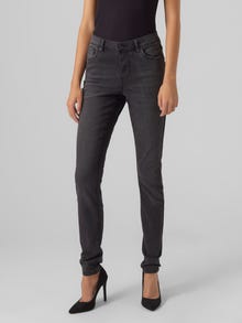 Vero Moda VMTANYA Skinny Fit Jeans -Black Denim - 10269629