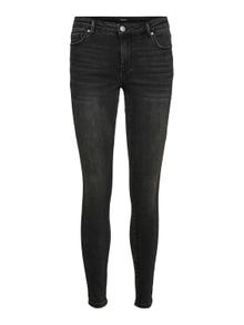 Vero Moda VMLYDIA Vita bassa Skinny Fit Jeans -Black - 10269729