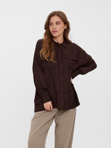 Vero Moda VMTIKA Hemd -Coffee Bean - 10269940