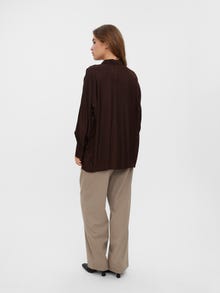 Vero Moda VMTIKA Hemd -Coffee Bean - 10269940