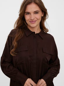Vero Moda VMTIKA Hemd -Coffee Bean - 10269940