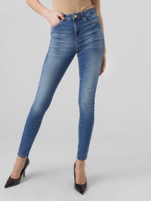 Vero Moda VMSOPHIA Korkea vyötärö Skinny fit Farkut -Medium Blue Denim - 10269963