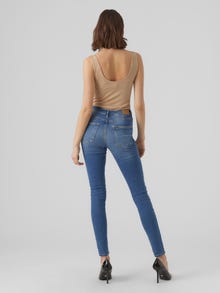 Vero Moda VMSOPHIA Korkea vyötärö Skinny fit Farkut -Medium Blue Denim - 10269963