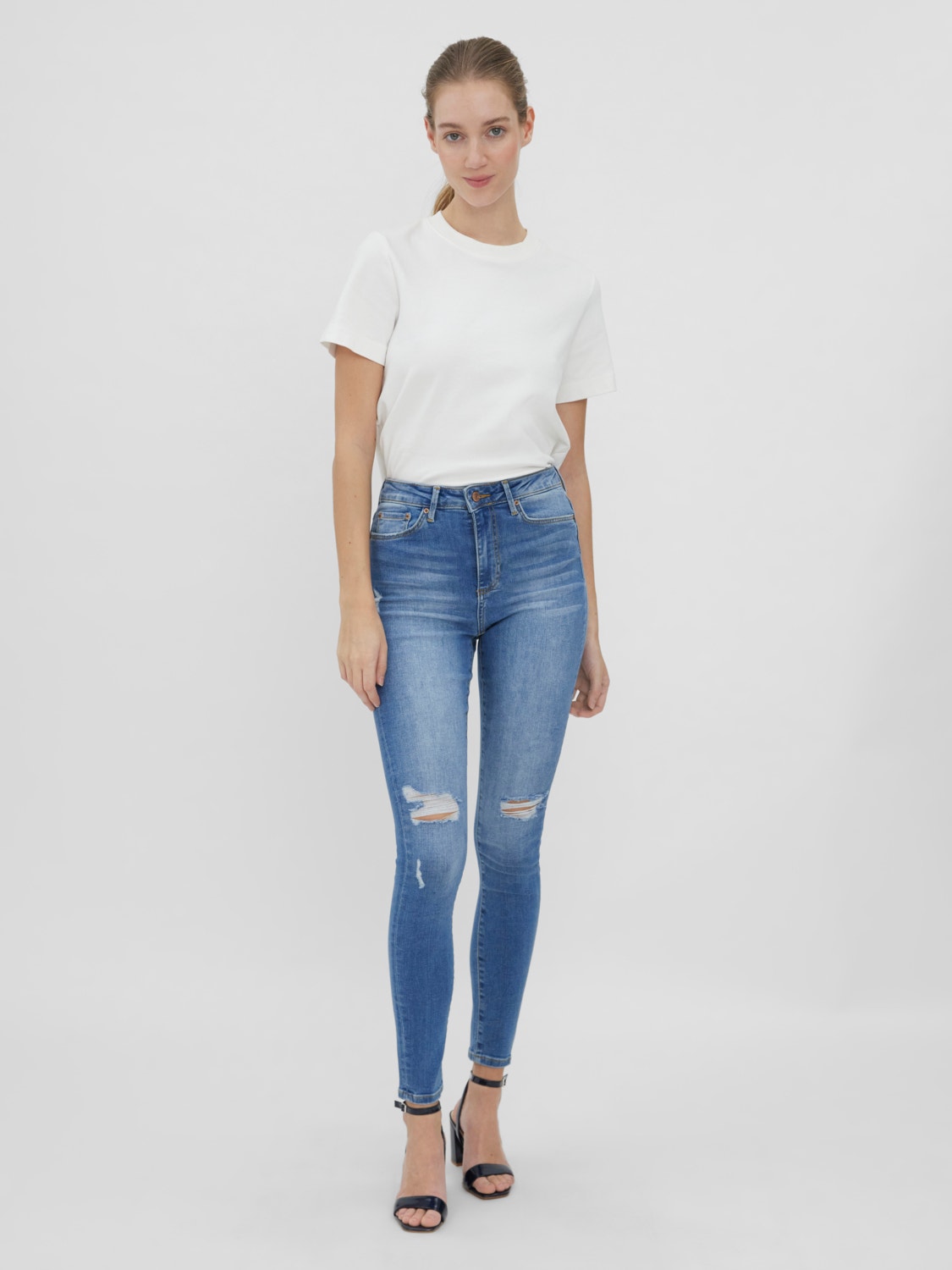 Vero Moda VMSOPHIA High rise Jeans -Light Blue Denim - 10269965