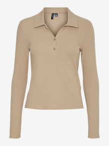 Vero Moda VMMOLLY Top -Silver Mink - 10270093