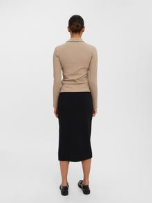Vero Moda VMMOLLY Top -Silver Mink - 10270093