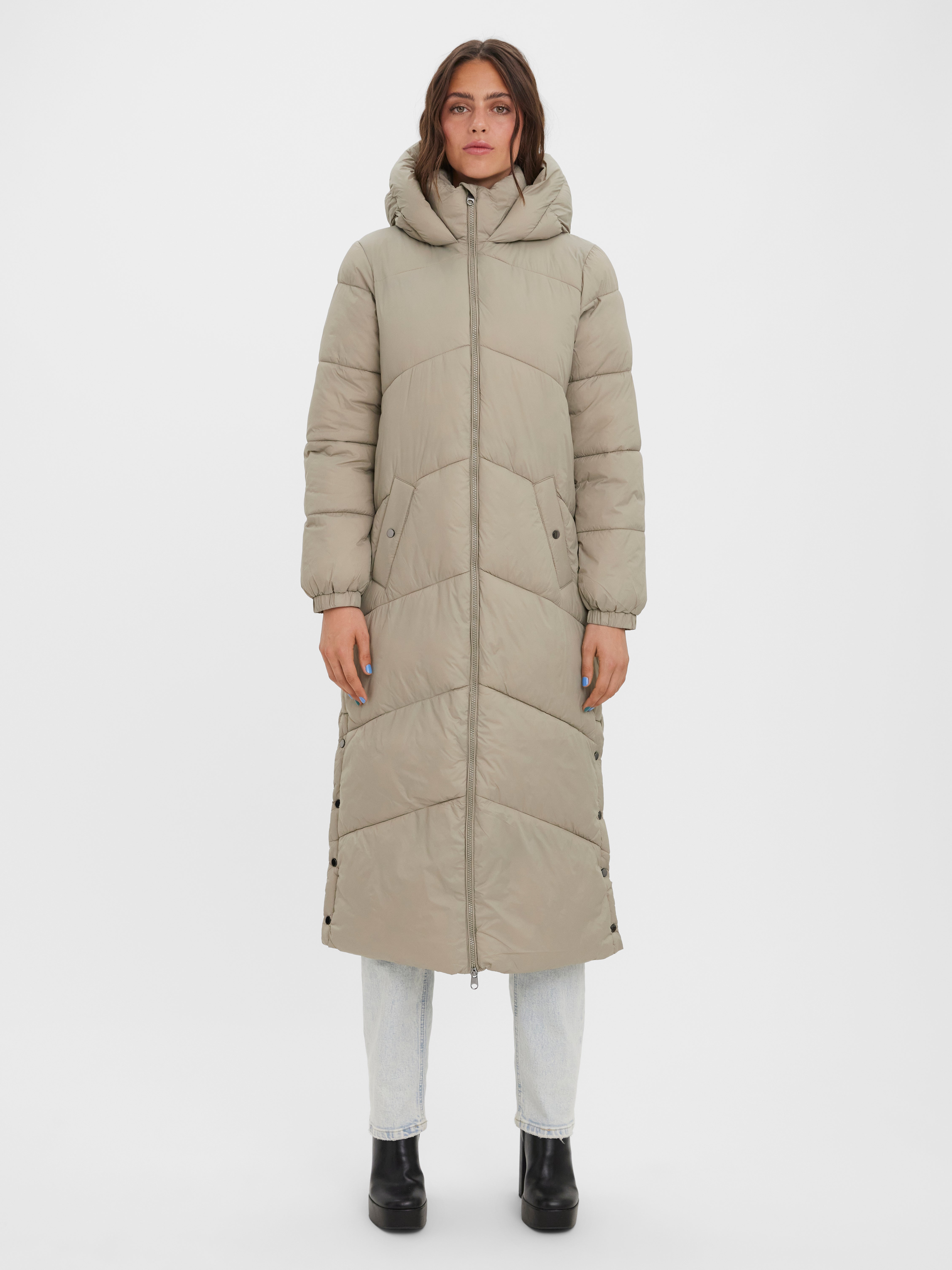 VERO MODA Damen Puffermantel Vmuppsala - Warme Winterjacke Für Große Größen