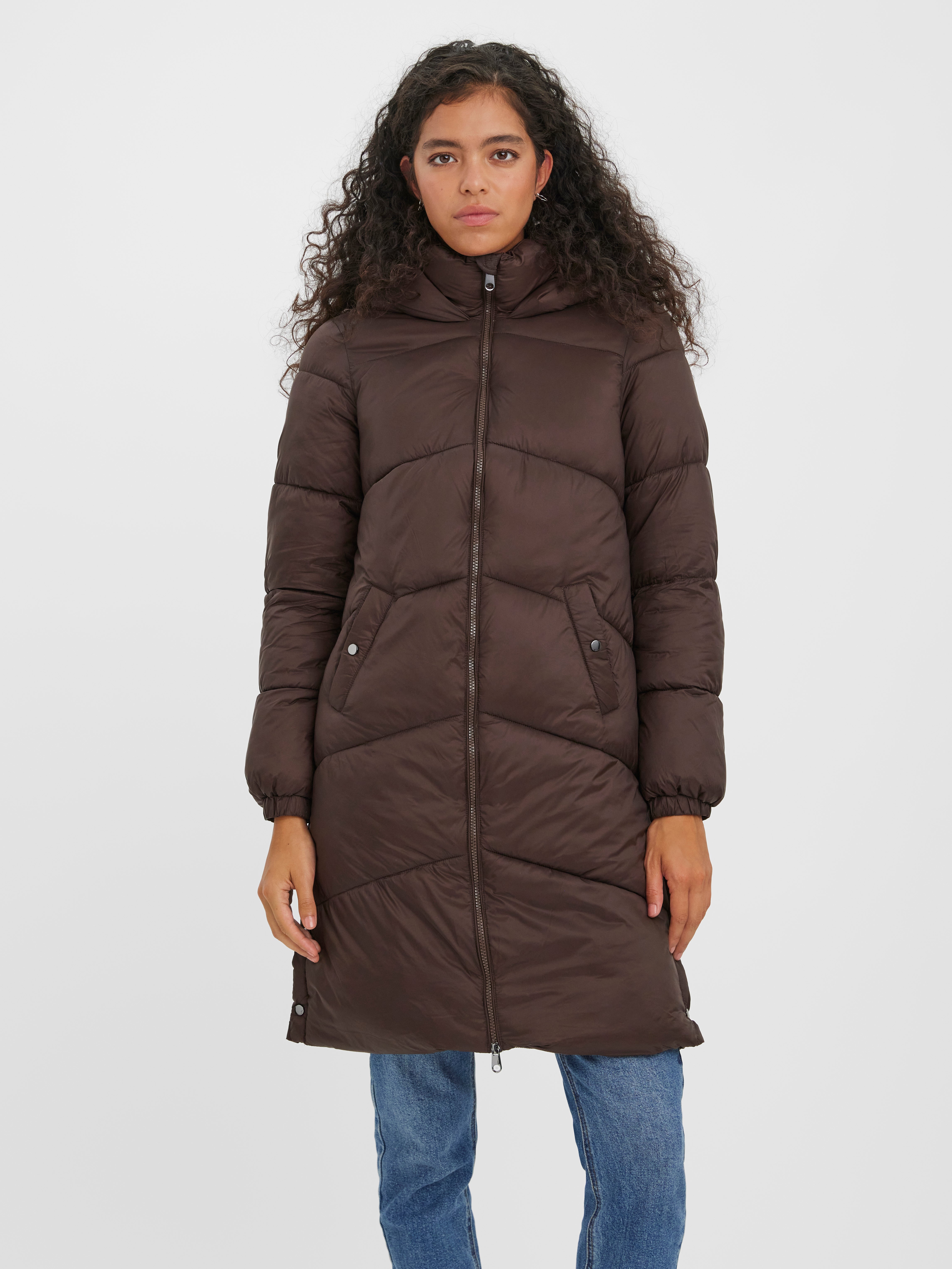 discount 57% Brown M Vero Moda Long coat WOMEN FASHION Coats Long coat Waterproof 
