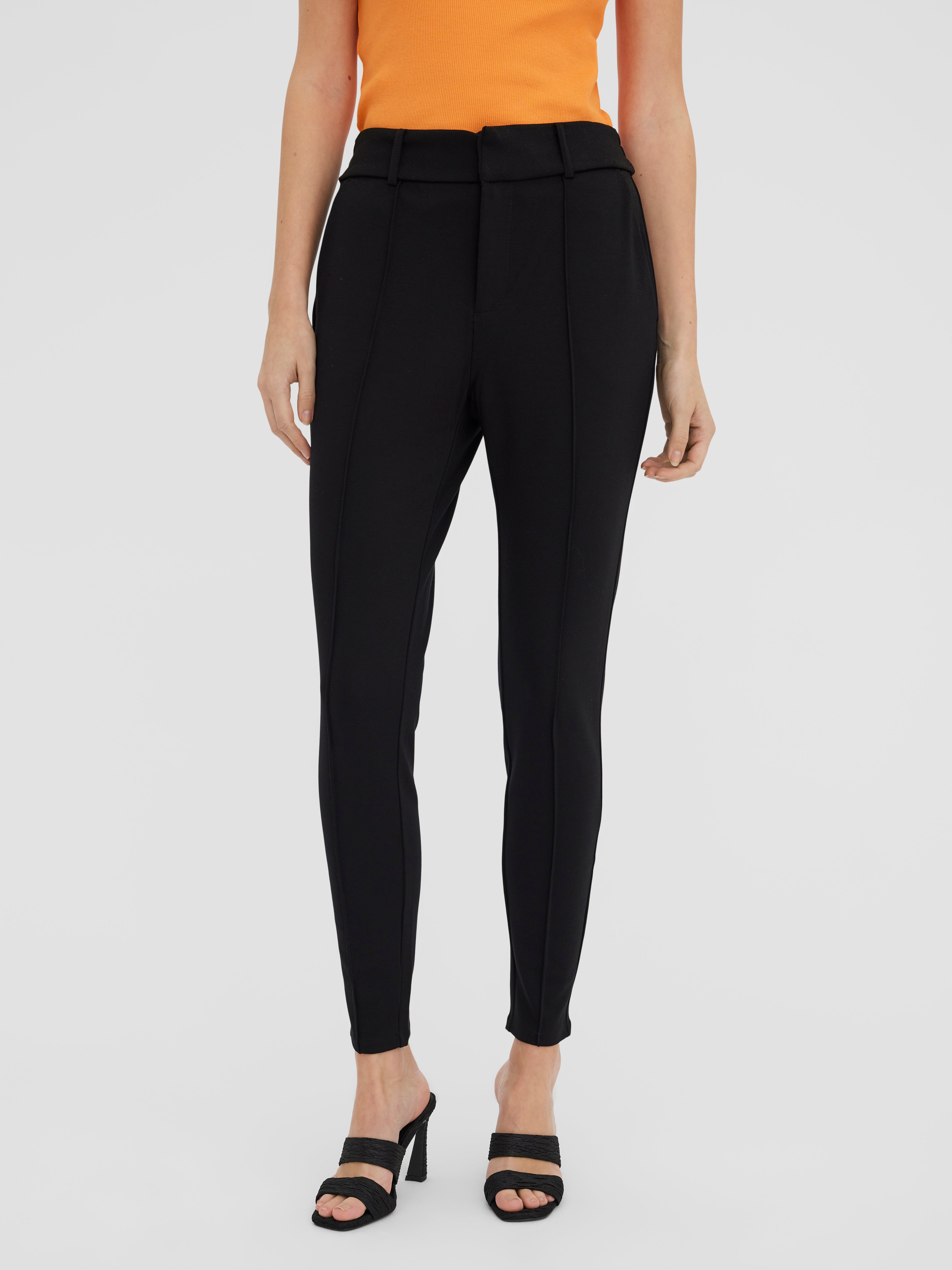 Buy VERO MODA Printed Polyester Straight Fit Womens Pants  Shoppers Stop