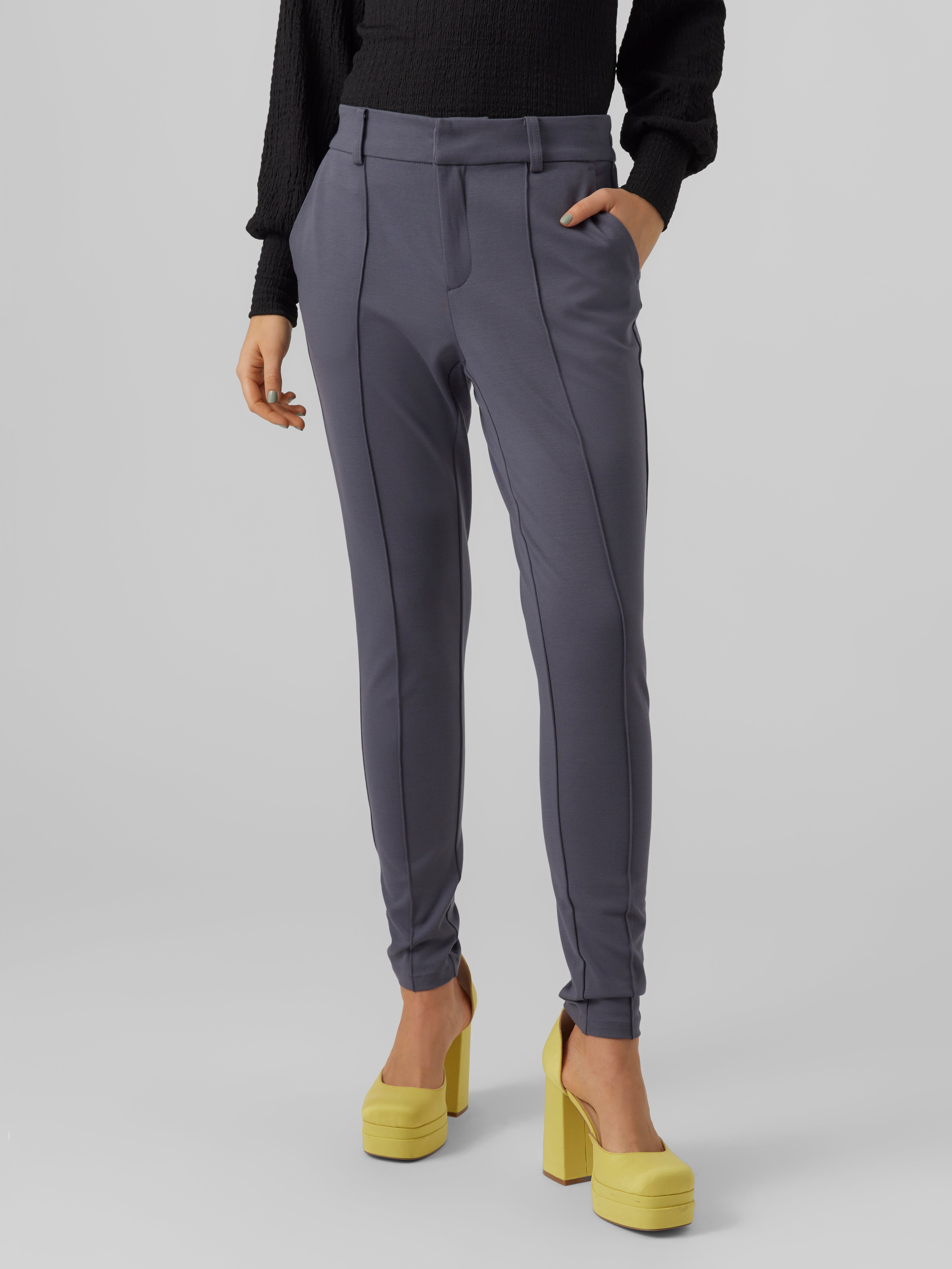 Vero Moda tailored straight leg trouser in stone  ShopStyle