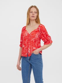 Vero Moda VMCATCH Hemd -Poppy Red - 10270348