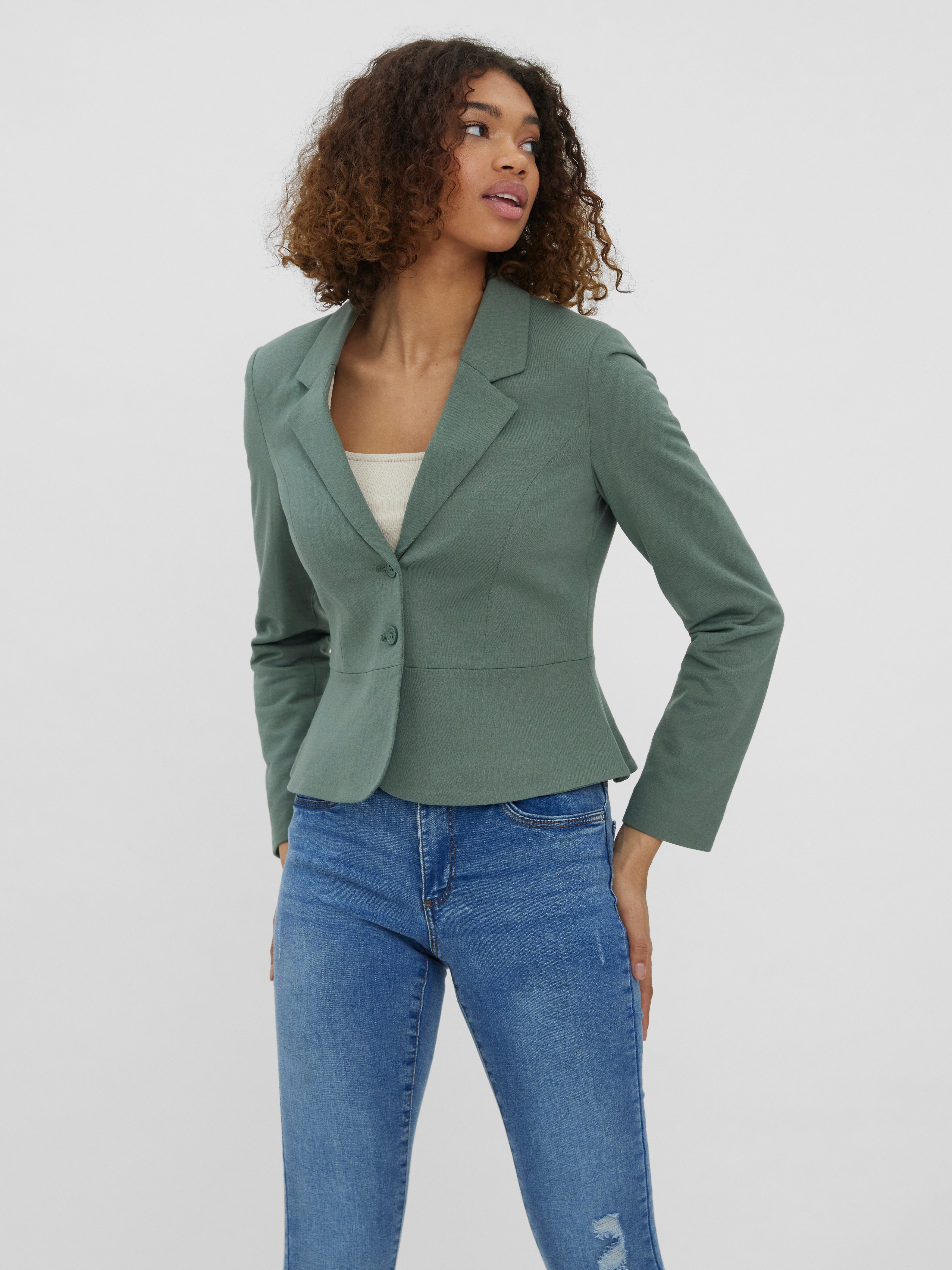 Slim Fit Notch Lapel Blazer | Medium 
