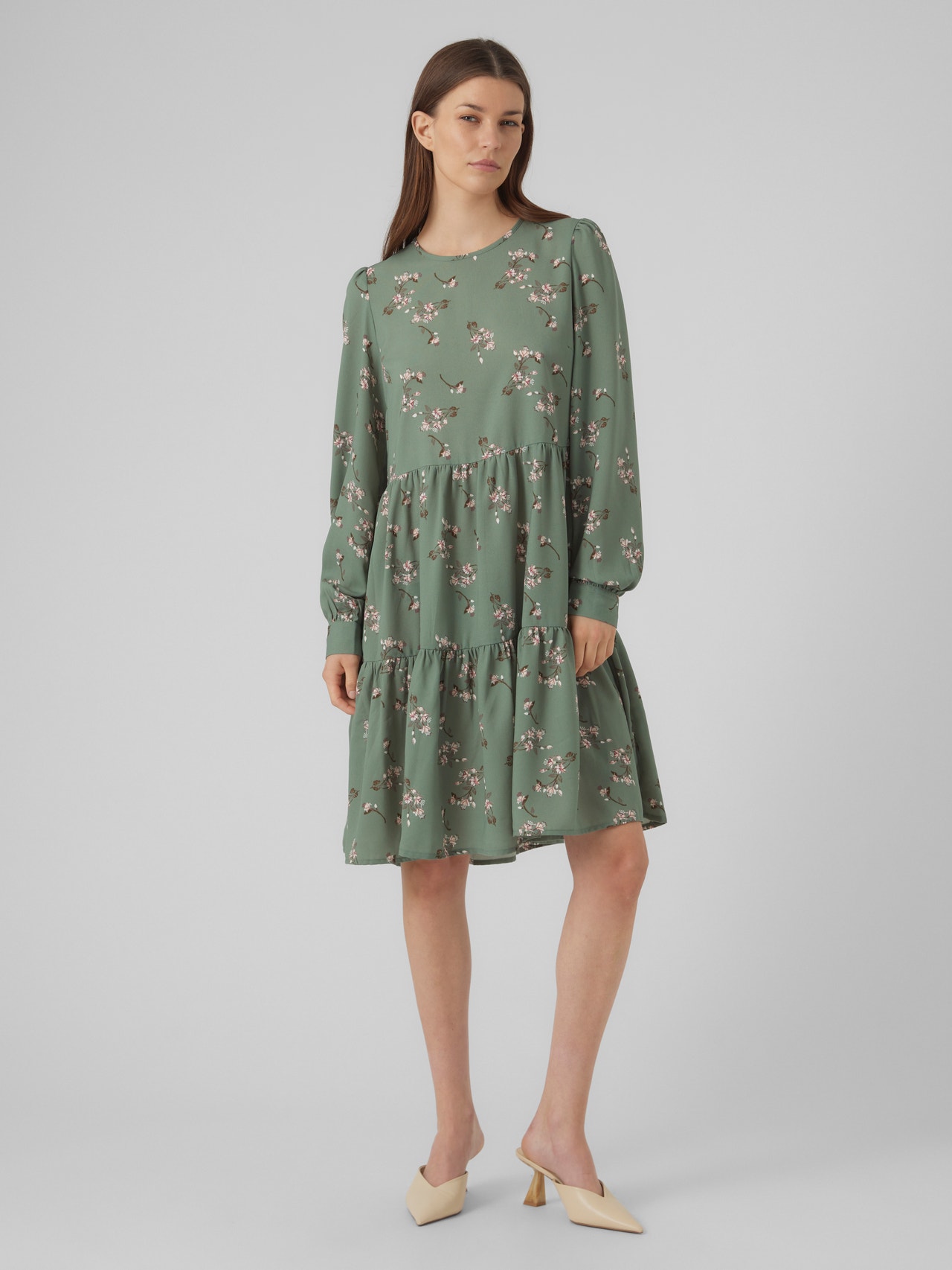Vero Moda VMMOLLY Kort kjole -Laurel Wreath - 10270540