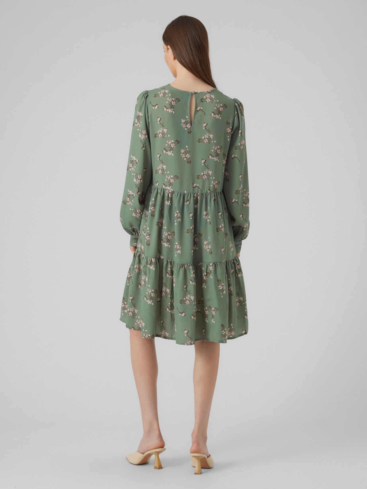 Vero Moda VMMOLLY Krótka sukienka -Laurel Wreath - 10270540