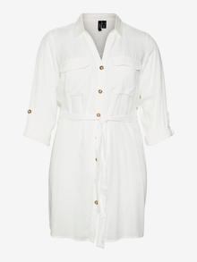 Vero Moda VMBUMPY Krótka sukienka -Snow White - 10270759
